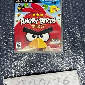 Sony PS3 Angry Birds Trilogy Video Game - Red & Yellow Cover